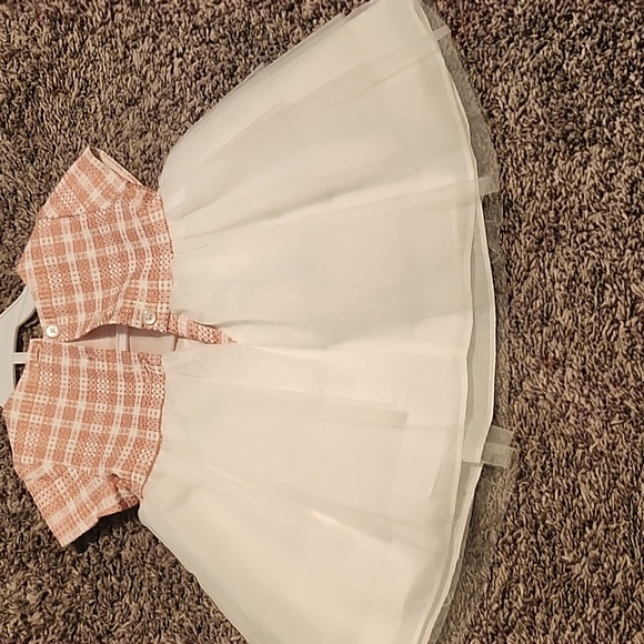 Plaid and Tulle Baby Dress - Picture 2 of 2
